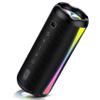dotn Portable Bluetooth Speaker, 2026 Bluetooth Wireless Speaker 5.4 with RGB Lights, 20H Playtime with Deep Bass, IP7 Waterproof, TWS Pairing, Portable Speaker for Travel/Party/Home/Gifts, Black view 1