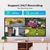 ZOSI 8CH 1080p Home Security Camera System with AI Human/Vehicle Detection, 4PCS 2MP Outdoor Indoor Surveillance Cameras, H.265+ DVR, 80ft Night Vision, Remote Access. view 4