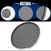 Edinstry 4" Universal Metal Speaker Grill Cover Mesh  Round ABS Frame Woofer Guard Decorative Grille Protector  Silver Tone  2 Pack view 4
