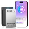 AI Voice Recorder, Note Voice Recorder - Transcribe & Summarize, AI Noise Cancellation Technology, Supports 118 Languages, 64GB Memory APP Control Audio Recorder (LightSilver) view 1