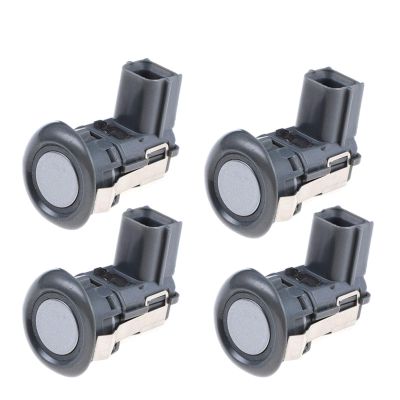 4PCS Parking Sensor Car Radar Detector, for, for Mitsubishi, Pajero Montero Outlander Grandis Sport ASX MR587688 8651A056HA 8651A056 Reverse Parking Sensor(Silver)
