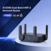 PLERY AX3000 WiFi 6 Router | Dual Band Gigabit Wireless Router for Home, Business & Gaming | EasyMesh Compatible | OFDMA MU-MIMO USB 3.0 Support | Compact Size Network Routers, WPA3 Secure, 4 Antennas view 2