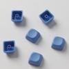Mechkeeb MOA Profile 1U Keycaps Blank Thinck PBT 1.6mm Custom Keycap for MX Mechanical Keyboard DIY (Dark Blue, 10 pcs) view 3
