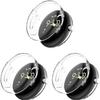 3 Pack Cases Compatible with Google Pixel Watch 4 41mm with Screen Protector, Flexible TPU Shockproof Scratch Proof Cover Case for Pixel Watch 4 41mm Smartwatch (Clear/Clear/Clear) view 1