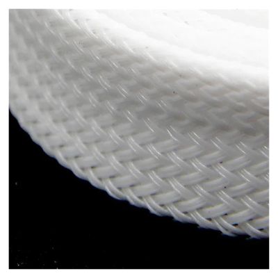 Cable Sleeves 1/5/10M PET Braided Expandable Sleeve 2 4 6 8 10 12 14 16 20 25 30 40 50 60mm High Density Wire Wrap Insulated Protector Sheath(White,40MM_5 Meters)
