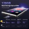 AGPTEK 5'' 128GB MP3 Player with Bluetooth and WiFi, T09 Touch Screen Andriod 13 Music Player with Spotify, Audible, YouTube, Up to 1TB(Black) view 4