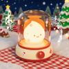BANDIANCY Christmas Flame Night Light, Cute Night Light with White Noise, Dimming, Rechargeable Portable Small Table Lamp, Best Idea for Christmas Gift Decor view 1