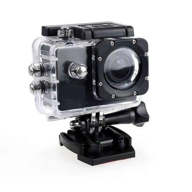 LKAHYUIBC Action Camera, 4K Action Camera inch Screen Remote Control Mini Cameras Waterproof Helmet Go Sport Camera,for Diving, Cycling and Vlogging