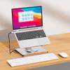 10 In 1 Laptop Stand Hub With 4K 60Hz Gigabit Ethernet Port USB 3.0 Ports Foldable Rotating, Aluminum Alloy Desktop Space Saving, Laptop Cooling Stand view 4