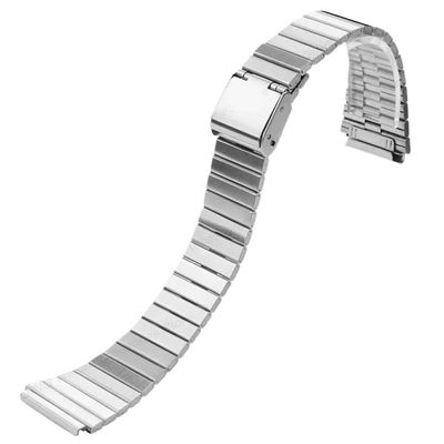 1820mm Stainless Steel Ultra-thin Metal Watchband fit for CASIO F-91W/A158/A159/A168/A169/B650/AQ230 /AE500W(Silver,20mm)
