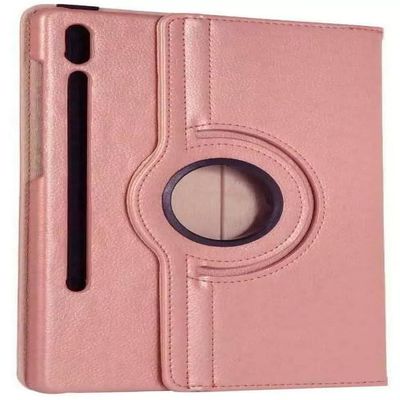 360 Rotating Leather Case/Cover for Samsung Galaxy Tab S7 FE 12.4" SM-T730 / T736 (RoseGold)