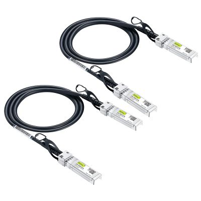 10Gtek SFP+ DAC Twinax Cable, Passive, Compatible with HP ProCurve J9281B, HP Aruba J9281D, 1-Meter(3.3ft), Pack of 2