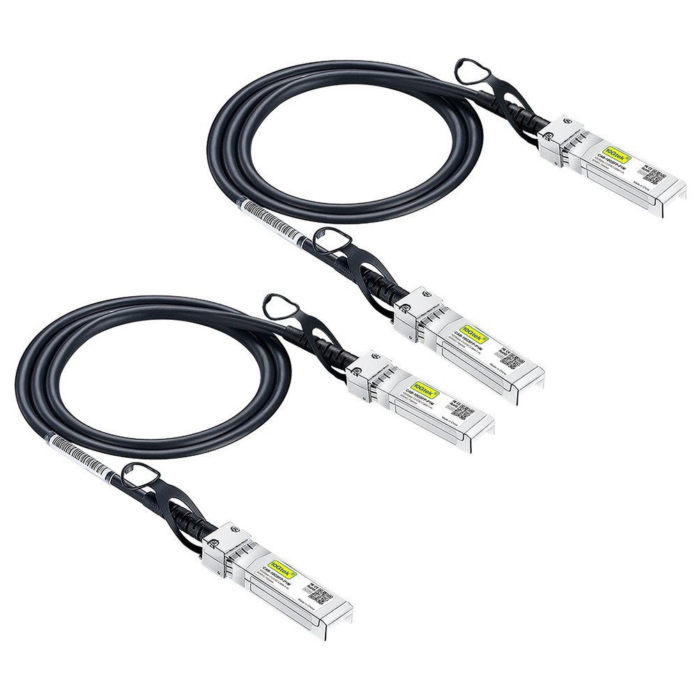 10Gtek SFP+ DAC Twinax Cable, Passive, Compatible with HP ProCurve J9281B, HP Aruba J9281D, 1-Meter(3.3ft), Pack of 2