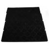 4PCS Non Slip Stair Mats TPR Treads Washable Reusable Carpet Runner Safety Grip Polyester Fiber 76cm x 20.3cm Brown Beige Black(Black) view 2