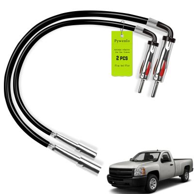 Pywenlo Car Antenna Adapter for GM Vehicles (1985-2013) - Aftermarket Radio Stereo Replacement, Compatible with Chevy, Buick, Pontiac - Direct Fit, No Cutting Required (2)