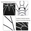 XOOFMASS Large Wedding Arch Backdrop Stand, Butterfly Shape Metal Arch Backdrop Stand for Wedding Ceremony Outdoor Indoor Birthday Party, Garden Floral Balloon Arch Decoration,Black,4.9x5.9ft view 3