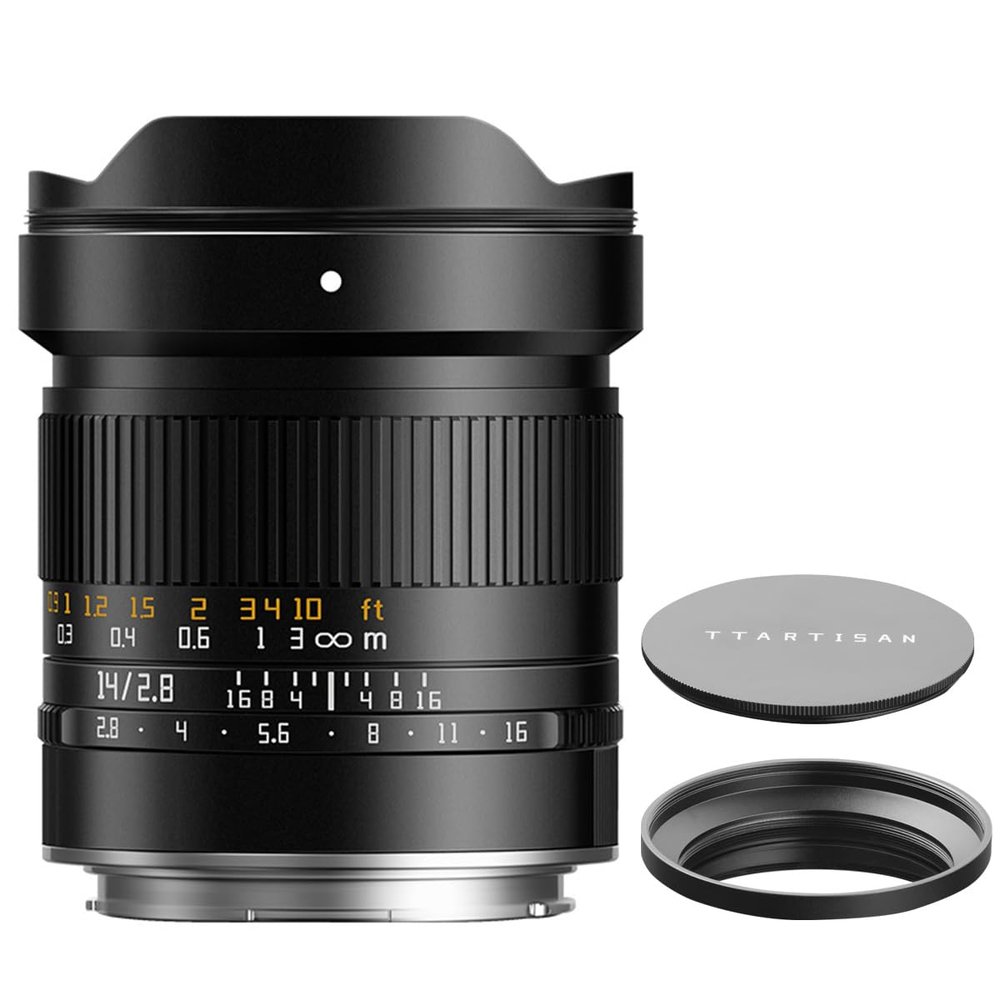 TTARTISAN 14MM F2.8 Full-Frame Manual 114 Ultra-Wide Astrophotography and Portraits Camera Lens for L Mount S1S1RS1RII SLSL2SL2-S