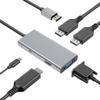 4IN1 Docking Station 4K 60Hz USB C to Displayport Hub+HDMI-Compatible+VGA Multiport Splitter view 1