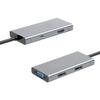 4IN1 Docking Station 4K 60Hz USB C to Displayport Hub+HDMI-Compatible+VGA Multiport Splitter view 3