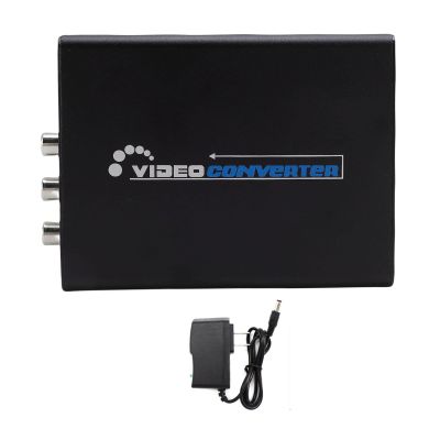 CHEOTIME AV to Converter, Dual Input AV S Video to 1080P Adapter with 3D Deinterlacing, Aspect Ratio for Retro Gaming, VCR, DVD to Modern TV
