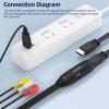 Yoidesu AV to HDTV DVD Cable, Video Sound Converter, Plug and Play Convenience, Game Console Converter with High Definition Multimedia Interface Cable view 3