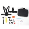 12 in 1 Universal Action Camera Accessory Kit, Chest Belt Bracket, Selfie Stick for Sports Cameras, Lightweight and Portable for Skiing, Cycling, Boating view 1