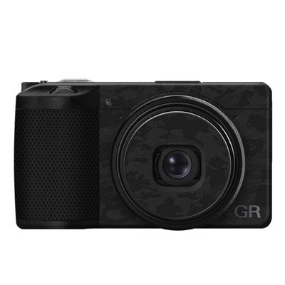 GR 3 GR 3X Wear-Resistant Camera Sticker Vinyl Wrap Protective Film Decal Precision Photography Skin for Ricoh GR3 GR3X (Knight Black)