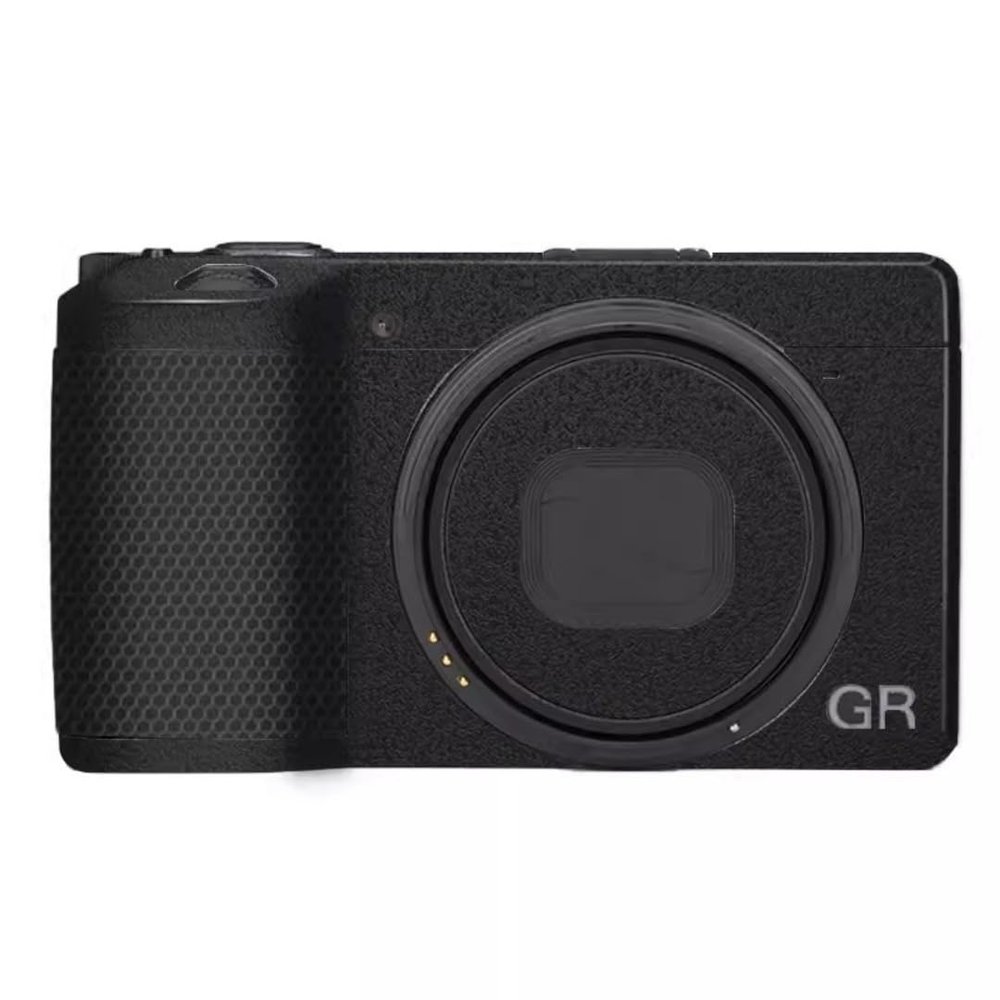 GR 3 GR 3X Wear-Resistant Camera Sticker Vinyl Wrap Protective Film Decal Precision Photography Skin for Ricoh GR3 GR3X (Frosted Black)