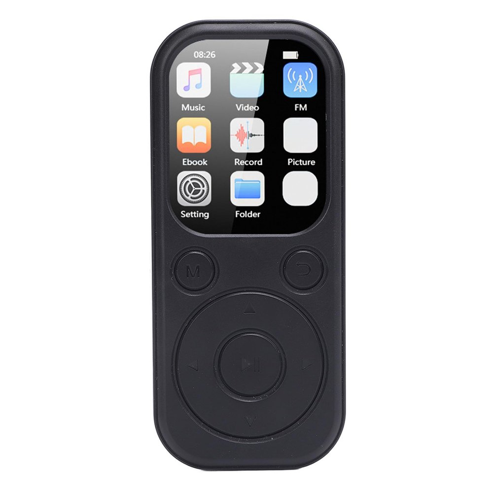 Zunate 128GB MP3 Player with Bluetooth 5.4, 2.01 Inch Screen, HiFi Sound Quality, Portable Music Player with Speaker, FM Radio, Voice Recorder, Supports Expanded Up to 128GB (No Small Memory Card)