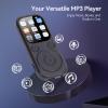 Zunate 128GB MP3 Player with Bluetooth 5.4, 2.01 Inch Screen, HiFi Sound Quality, Portable Music Player with Speaker, FM Radio, Voice Recorder, Supports Expanded Up to 128GB (No Small Memory Card) view 4
