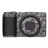 GR 3 GR 3X Wear-Resistant Camera Sticker Vinyl Wrap Protective Film Decal Precision Photography Skin for Ricoh GR3 GR3X (Triangle Titanium) view 1