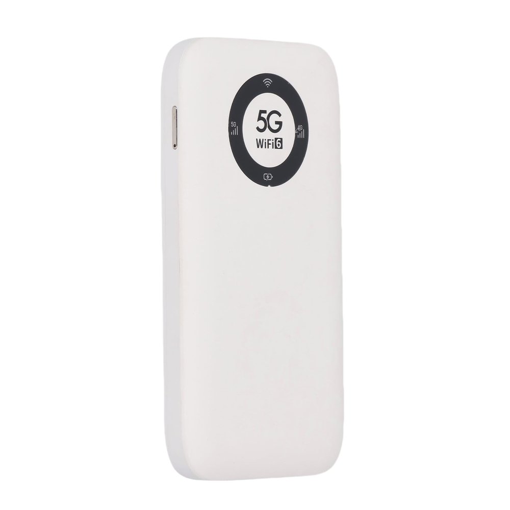 Zunate 5G WiFiMobile Hotspot for Travel, Portable Mobile Hotspot Device with SIM Card Compatibility, 16 Devices Connected, 2.4GHz, 5.8GHz, 7100mAh (White)