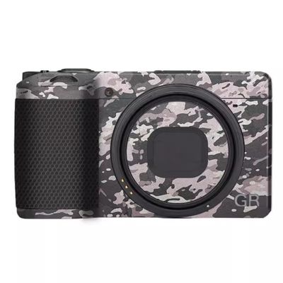 GR 3 GR 3X Wear-Resistant Camera Sticker Vinyl Wrap Protective Film Decal Precision Photography Skin for Ricoh GR3 GR3X (Field Camouflage)