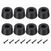 MECCANIXITY Rubber Speaker Isolation Feet,1.3" Black Anti-Vibration Base Pad with Screws Amplifier Stand Feet Mat for Electronics Speaker Guitar HiFi Home Theater Sound System, Pack of 8 view 1