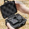 CHEOTIME Action Camera Carrying Case, Compact Hard Shell Protective Travel Bag Camera Protective Storage Bag Camera Case with Sponge Interior for Accessories view 2