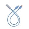 Dekoni Audio Ensemble Modular Headphone Cable | Compatible with Sennheiser HD600, Sennheiser Cable Replacement (Blue Nylon, 64 Inches) view 2