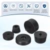 MECCANIXITY Rubber Speaker Isolation Feet,1.18"x0.39" Black Anti-Vibration Base Pad with Screw Amplifier Stand Feet Mat for Electronic Speaker Guitar HiFi Home Theater Sound System, Pack of 16 view 3