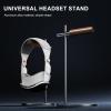 QzheMuw Oak Headphone Stand, Wood Headset Stand for Desk, Universal Holder for Airpods max, Bose, Beats, Gaming, Apple Vision Pro, VR Display Stand (Gray) view 2