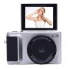 Vikye Digital Camera, 4K HD Camera, 64MP Autofocus Digital Point and Shoot with 180 Flip Screen, Compact for Travel Recording (Silver) view 1