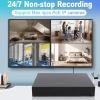YUEHISY POE NVR Security Network Video Recorder, Supports 4pcs 4K 5MP 4MP 3MP 1080P IP Cameras, for Home Security Shop Commercial Place Parking (US Plug) view 2