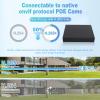 YUEHISY POE NVR Security Network Video Recorder, Supports 4pcs 4K 5MP 4MP 3MP 1080P IP Cameras, for Home Security Shop Commercial Place Parking (US Plug) view 4