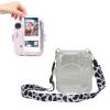 YUEHISY Protective Clear Case for Mini 12, Instant Camera Case Kit with Colorful Adjustable Shoulder, Stickers, for Storing Photos (Milk Cow) view 4