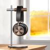 Oak Headphone Stand, Wood Headset Stand for Desk, Universal Holder for Airpods max, Bose, Beats, Gaming, Apple Vision Pro, VR Display Stand (Silver) view 3