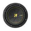 2X Kicker CWC8 COMPC 8" 400 Watts Peak Power 4-Ohm Dual Voice Coil Car Audio Subwoofer W/Grille, 400-Watt Class D Mono Subwoofer Amplifier, Wiring Installation Kit, Remote Control for Amps view 2