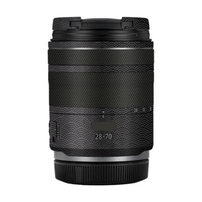 28-70 2.8 Anti-Scratch Camera Lens Sticker for Canon RF 28-70mm F2.8 STM Coat Wrap Protective Film Skin Cover(Auspicious Clouds Black)