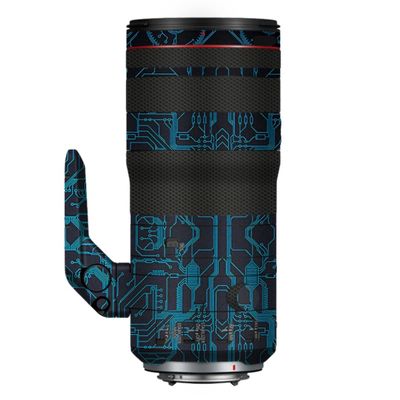 24-105 2.8 Camera Lens Protector Coat Protective Film Vinyl Wrap Skin Premium Sticker for Canon RF 24-105mm F2.8(Circuit Blue)
