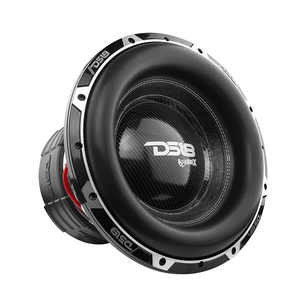 DS18 HOOL-X15.4DHE 15 Competition High Excursion Car Subwoofer 4000 Watts Rms 4" Dual Voice Coil 4 + 4 Ohm DVC - Powerful Car Audio Bass Speaker (Renewed)