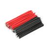 SFCHEN 100pcs/set 22AWG Breadboard Jumper Cable Wires Kit 6cm Fly Jumper Wire Cable Tin Conductor Wires 2 Colors PCB Solder Cabl(Red) view 2