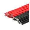 SFCHEN 100pcs/set 22AWG Breadboard Jumper Cable Wires Kit 6cm Fly Jumper Wire Cable Tin Conductor Wires 2 Colors PCB Solder Cabl(Red) view 3