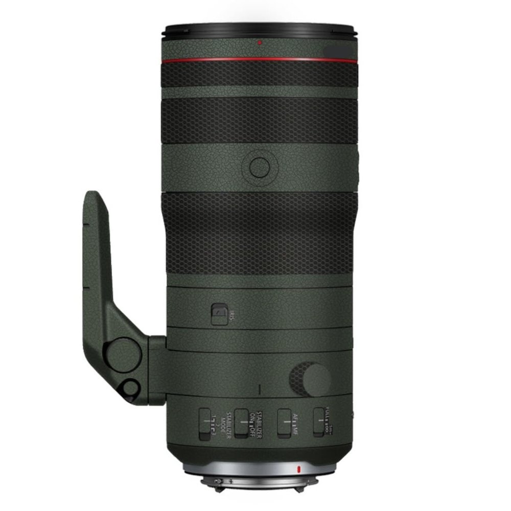 24-105 2.8 Camera Lens Protector Coat Protective Film Vinyl Wrap Skin Premium Sticker for Canon RF 24-105mm F2.8(Leather Green)
